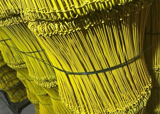 Garden Fencing Yellow 16G 17G SAE1006 Loop Tie Wire