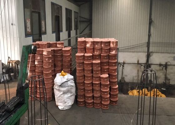 ISO9001 Double Loop BWG8 1.2mm 1.6mm Copper Tie Wire